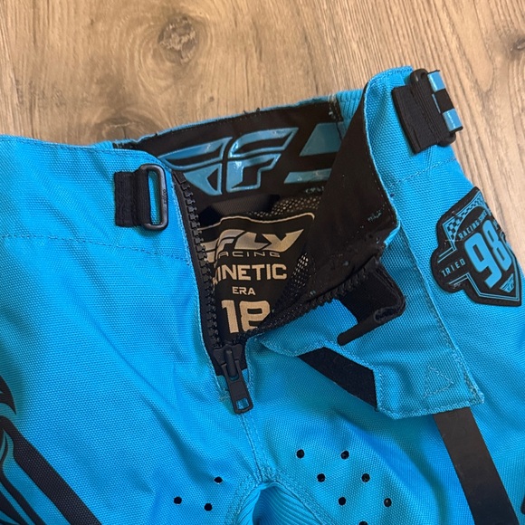 Fly Racing Kinetic Era Pants in Blue and Black - Picture 5 of 12